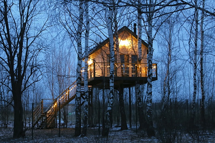 Дом на дереве "Лапочкино гнездо" фото 1